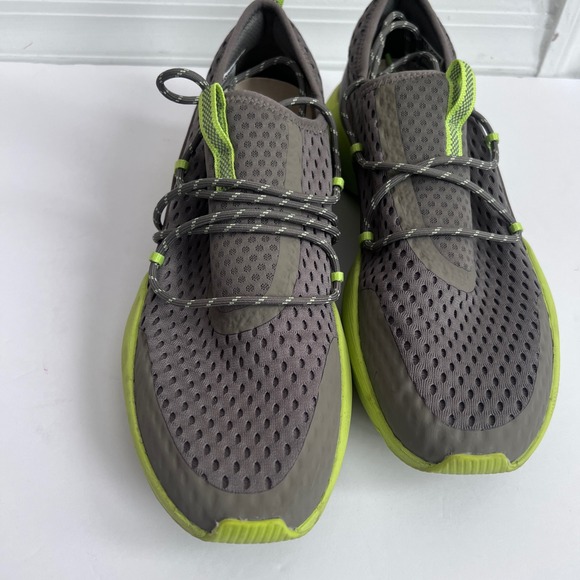 SOREL Women's Athletic Shoes Sneakers Gray Neon Green Lace Up Size 11 - Picture 2 of 8